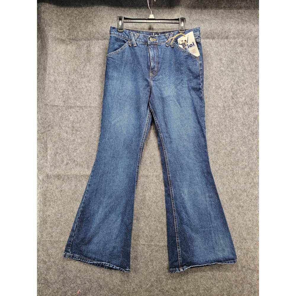 Vintage l.e.i. Life Energy Intelligence Flare Jeans Medium Wash Y2K NWT Womens